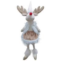 Spiriduș Tanny - alb/auriu, Konventionell, textil/piatră (18/56/12cm) - Mömax