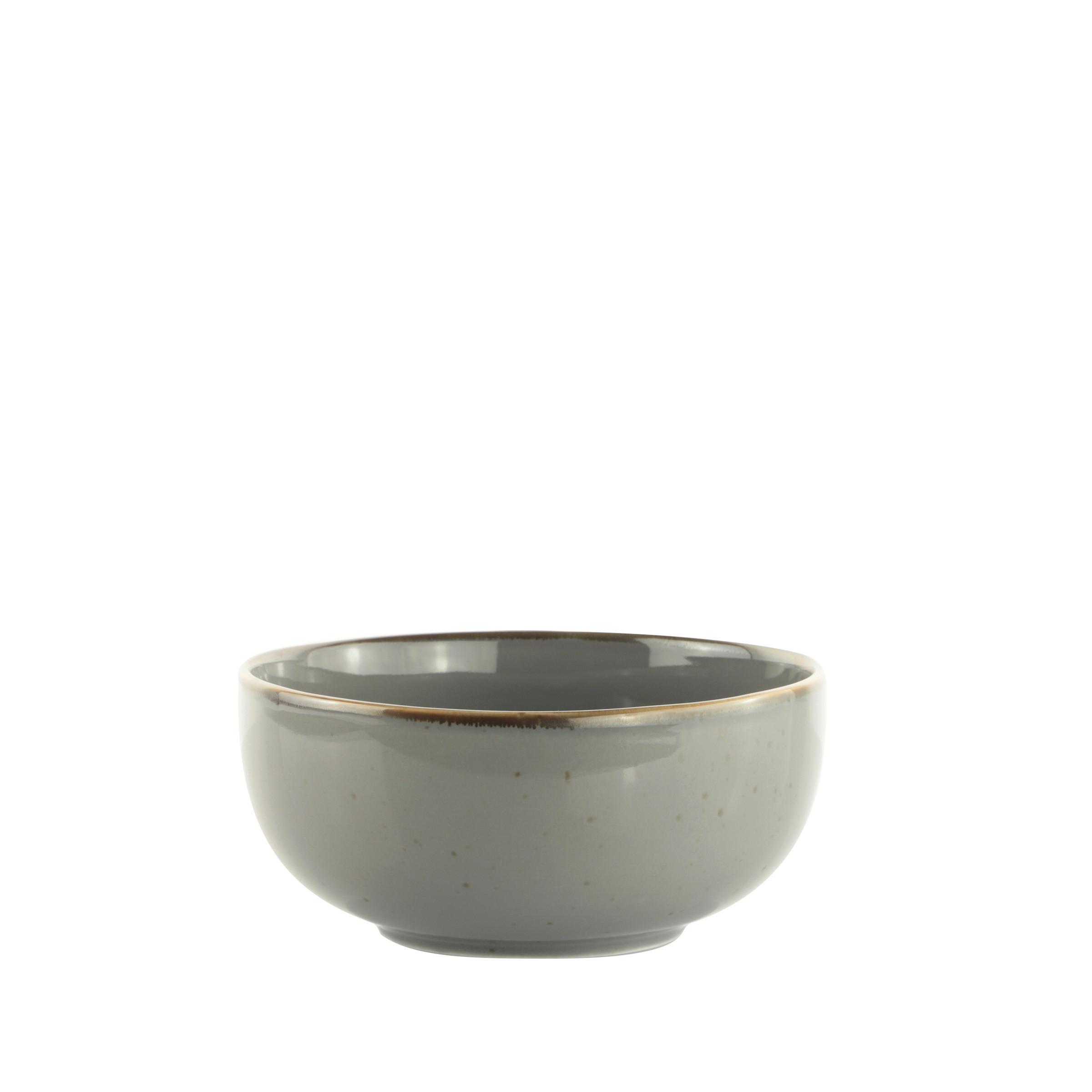 Müslischale Aus Porzellan Ø 16,5cm - Grau, Modern, Keramik (16,5/7,4cm) - Mömax