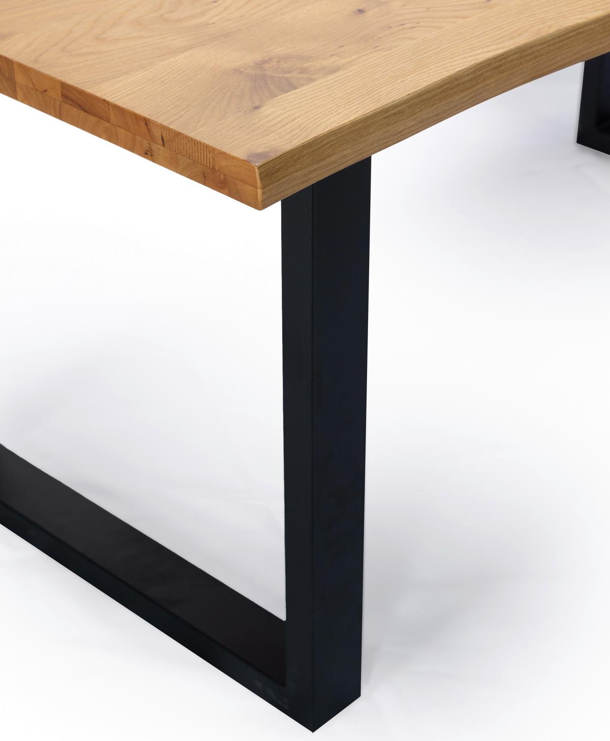 Jedilna Miza Boston - črna/hrast artisan, Moderno, kovina/les (180/90/76cm) - Modern Living