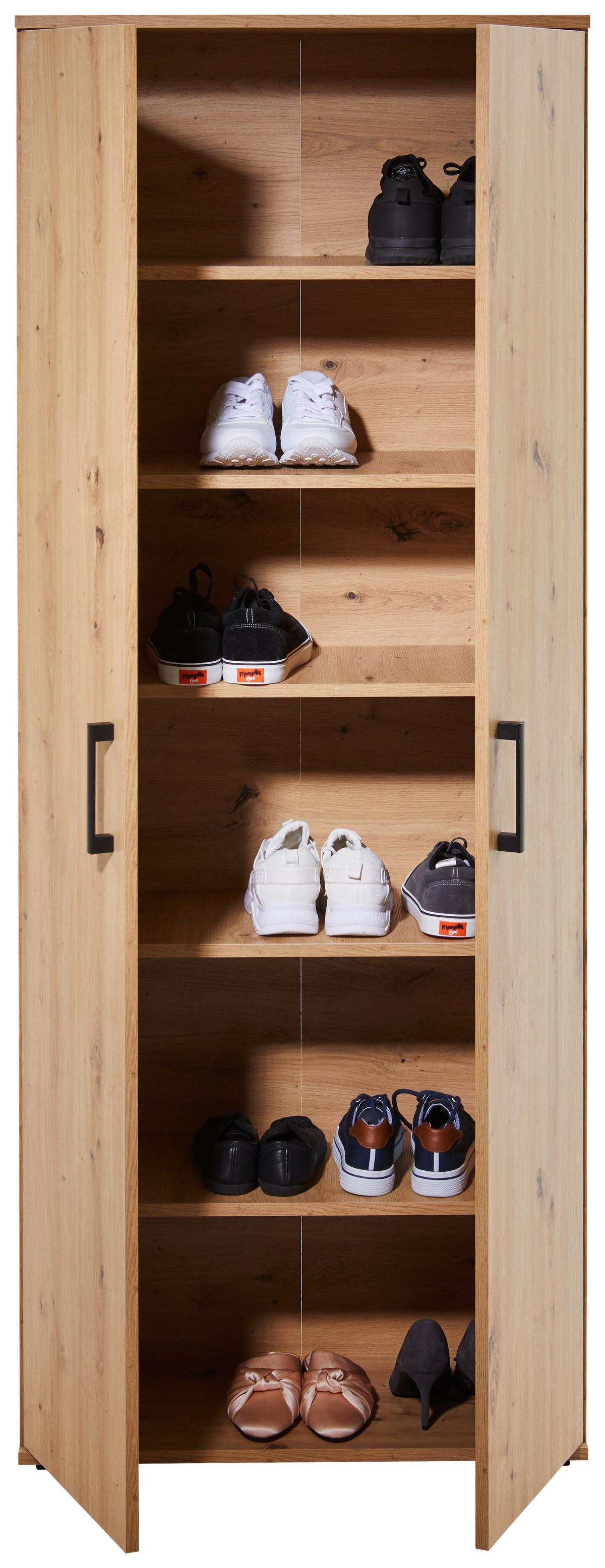 Dulap multifuncțional Bobby - culoare lemn stejar, Modern, material pe bază de lemn (70/179/34cm) - Modern Living