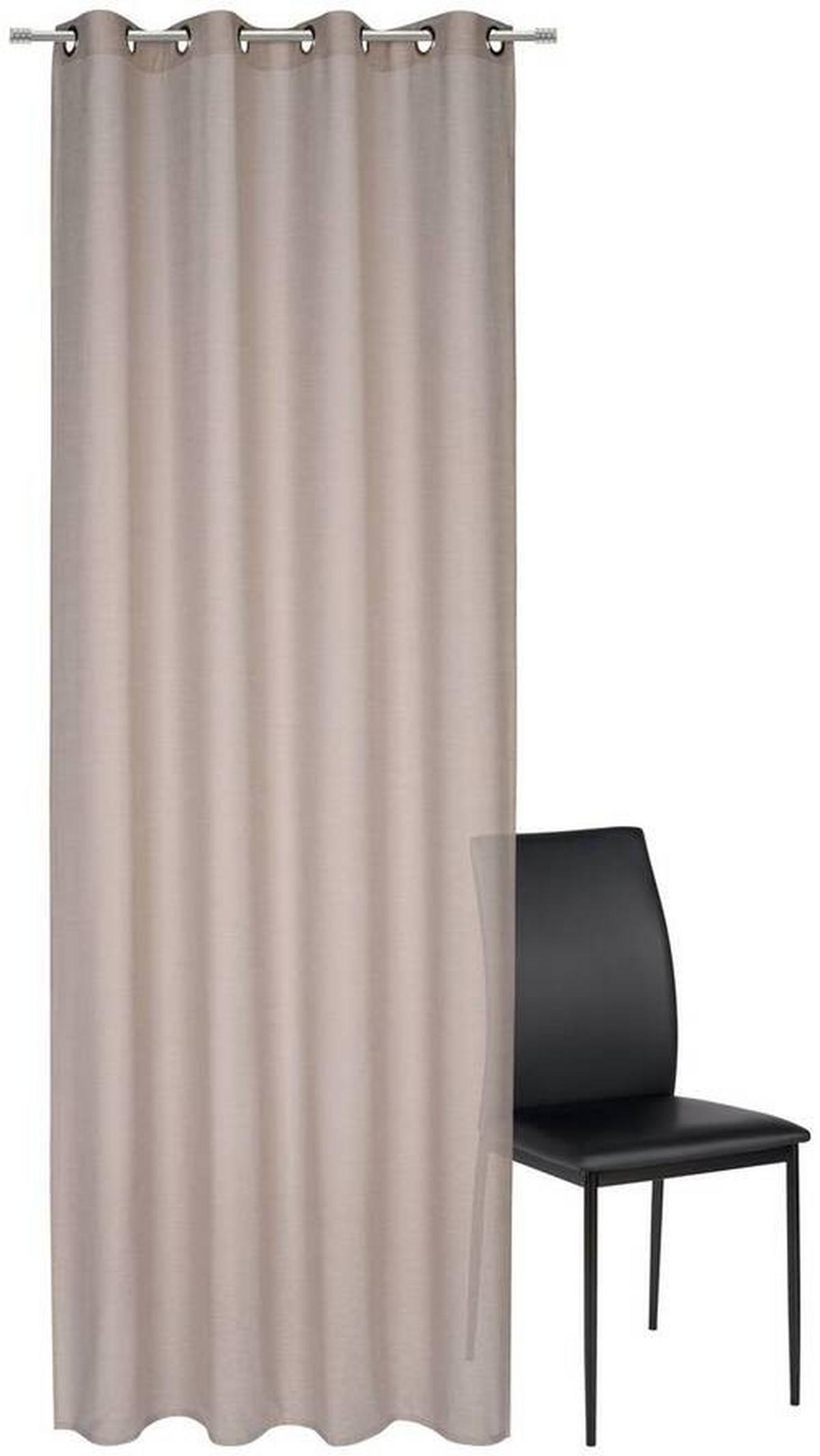 ZASŁONA NA PRZELOTKACH LELE - taupe, Modern, tkanina (145/300cm) - Esposa