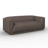 SOFFA HEVI - svart/mocca, Modern, trä/textil (197/73/86cm) - Bessagi Home