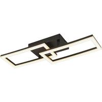 LED Mennyezeti Lámpa Ozum - fekete/áttetsző, Modern, műanyag/fém (61,5/19,5/10cm) - Mömax