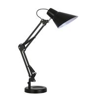 Namizna Svetilka Alonso, Črna, 25 W - črna, Trendi, kovina (15/58cm) - Modern Living