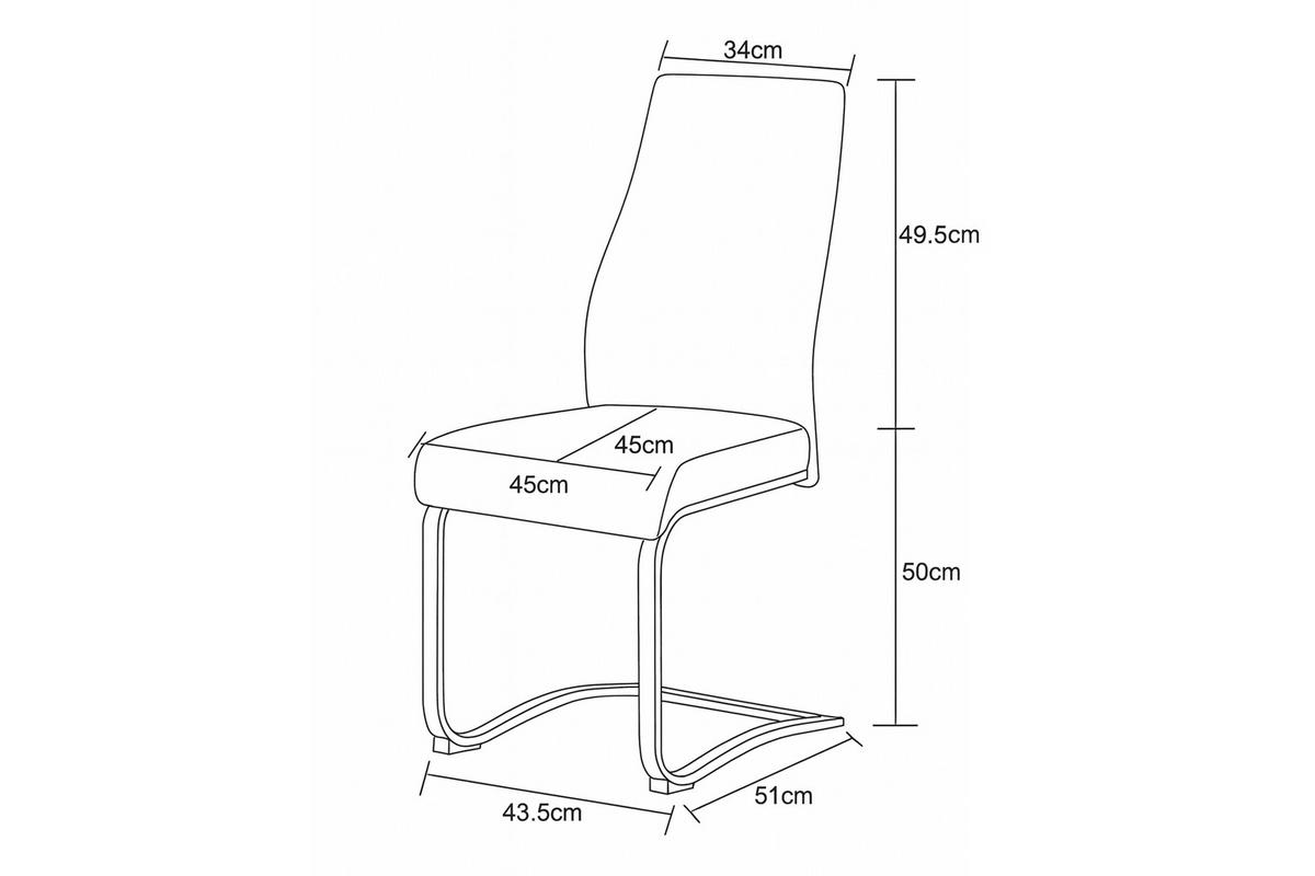 SCHWINGSTUHL-SET TINA - Creme/Schwarz, Modern, Textil/Metall (43/98/59cm) - MID.YOU