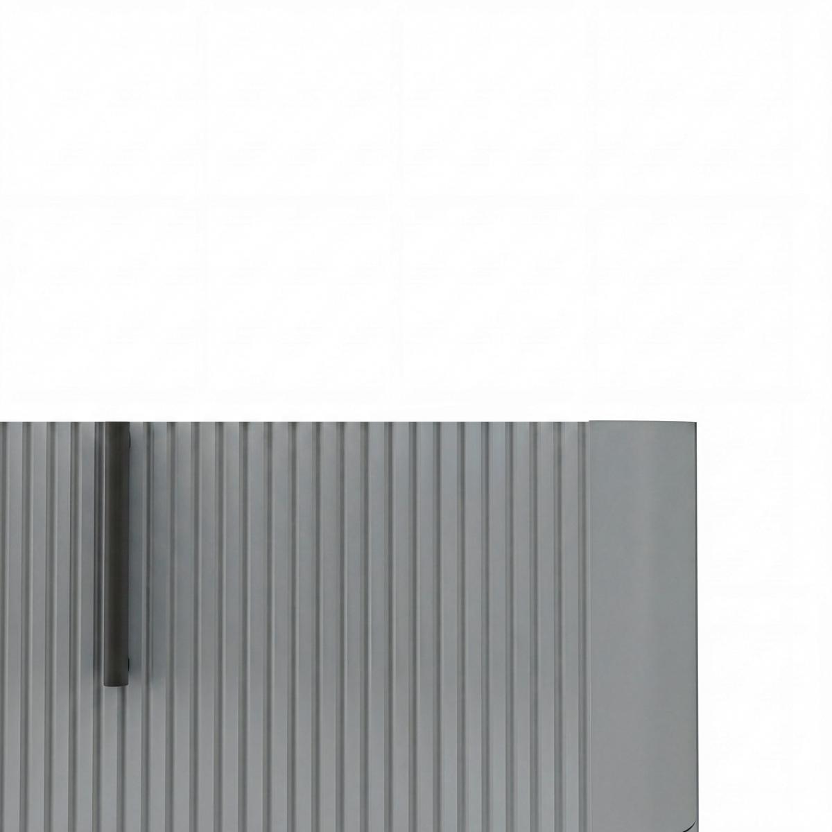 Bază pentru lavoar Lyra - gri lavă/antracit, Modern, material pe bază de lemn (81/51/46cm)