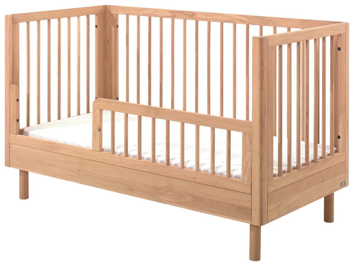 Gitterbett FORREST Naturfarben ca. 70x140 cm Echtholz Eiche - Naturfarben, MODERN, Holz (70/140cm) - Vipack