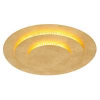 Stropna Led-svetilka Heda, S Sijalko - zlate barve, Design, kovina (35/4,7cm) - Globo