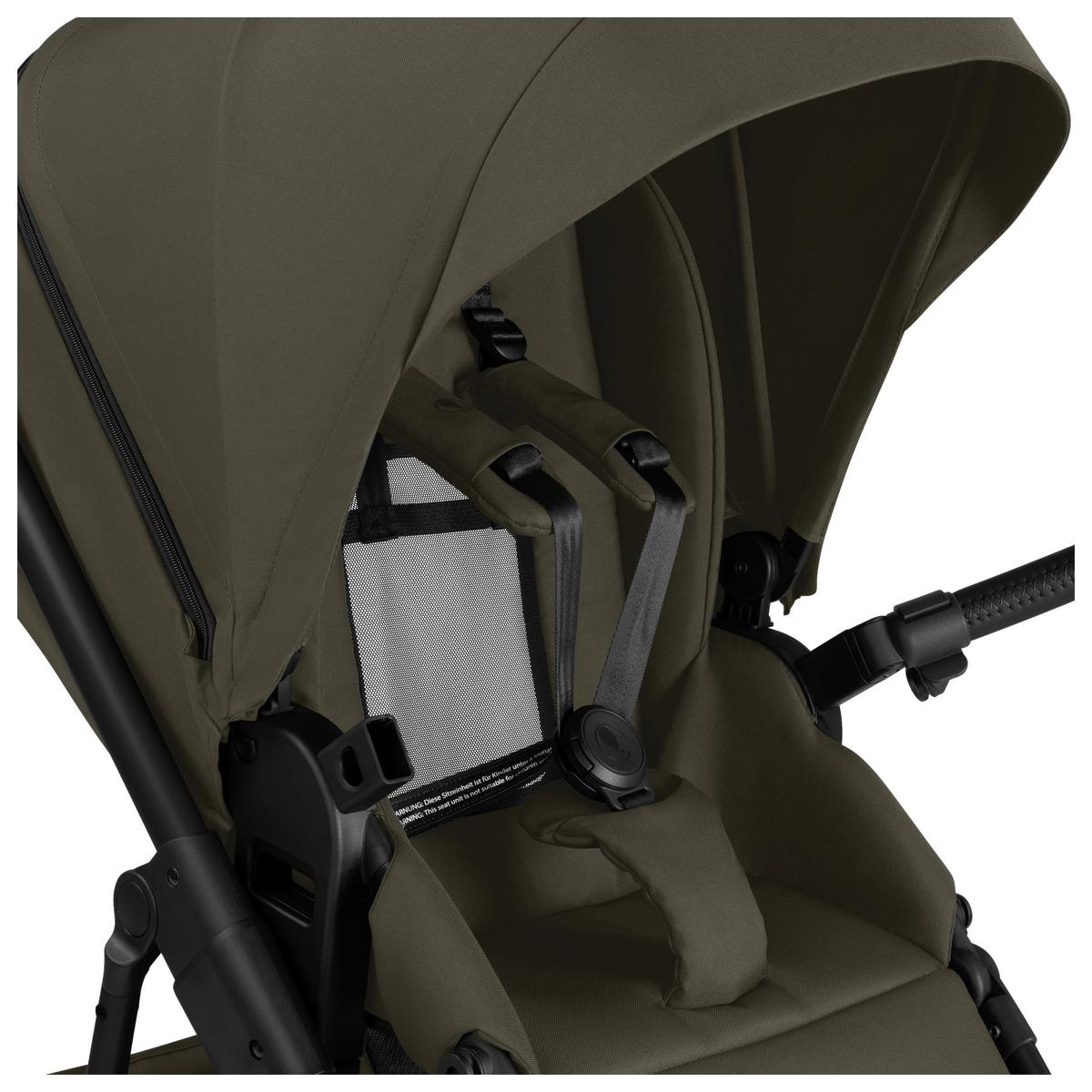 WÓZEK DZIECIĘCY SALSA 5 AIR - szarobrązowy, Basics (63/118/95.5cm) - ABC Design