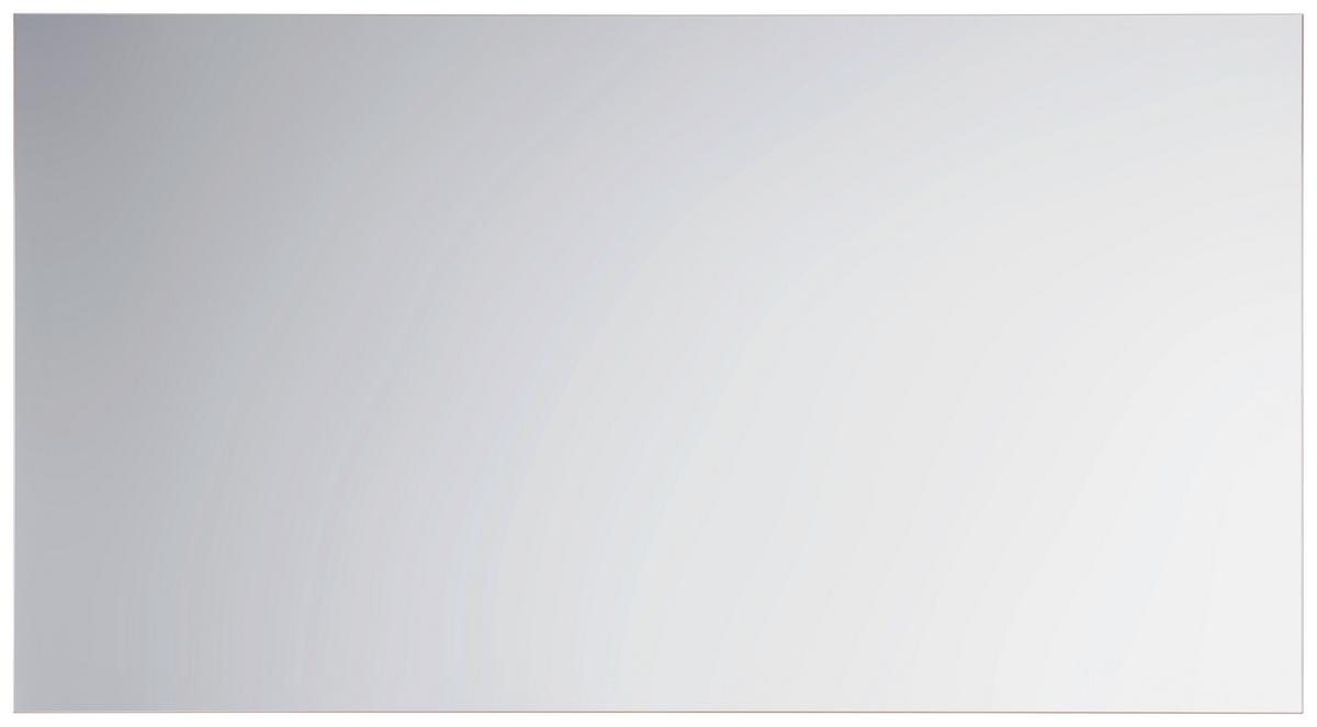 LUSTRO ŚCIENNE IDEA - biały, Design, materiał drewnopochodny/szkło (120/65/2cm) - Xora