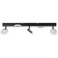 LED-Strahler Meriza Schwarz max. 22 Watt - Schwarz, Design, Kunststoff/Metall (16/70/15cm) - Brilliant