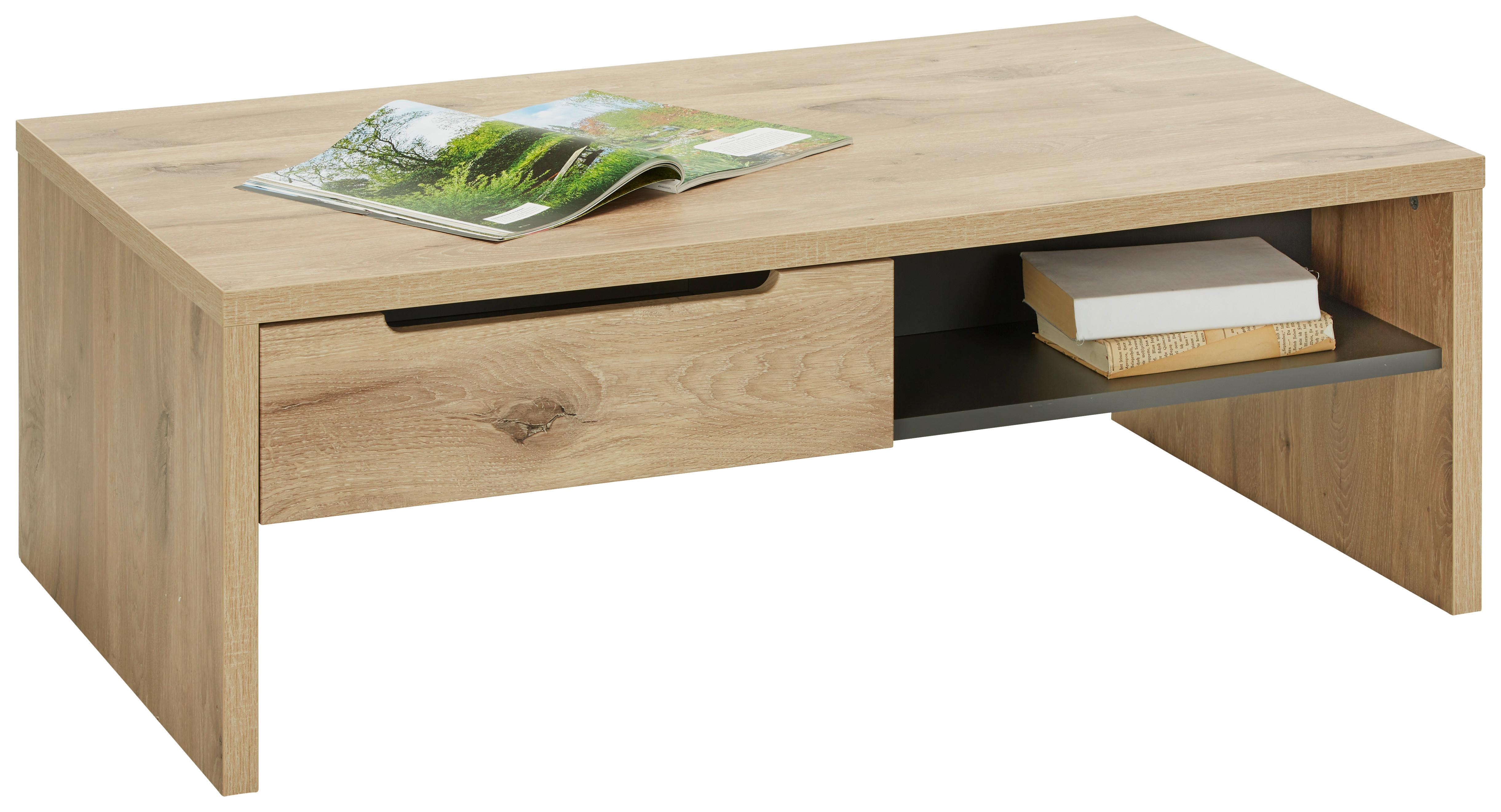 Couchtisch Bellano in Viking Oak Nature - Eichefarben, MODERN, Holzwerkstoff (110/41/65cm) - Mömax
