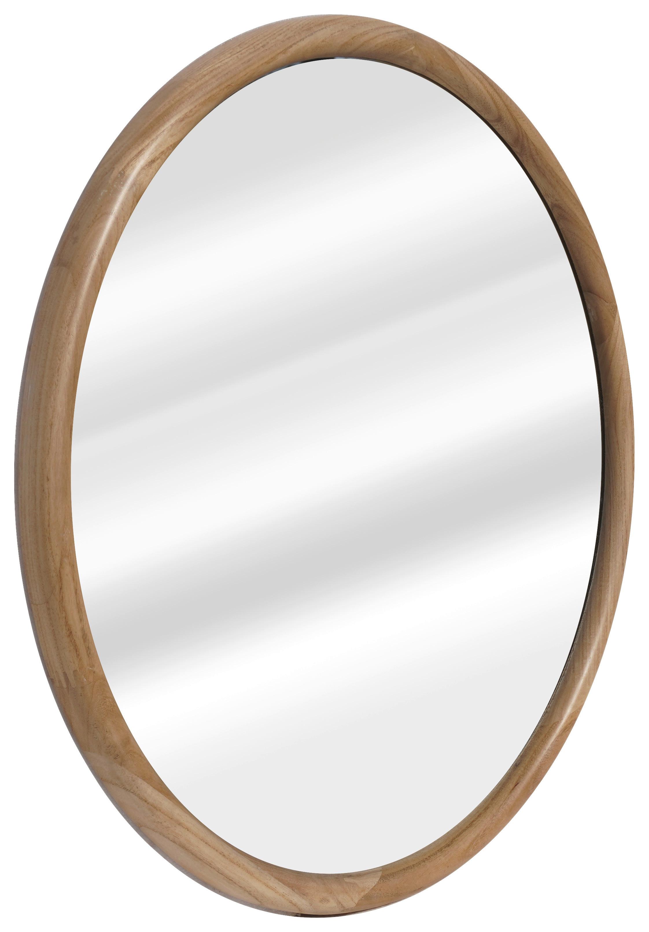 Spiegel Suri Naturfarben - Naturfarben, Modern, Glas/Holz (65/65/3cm) - Mömax