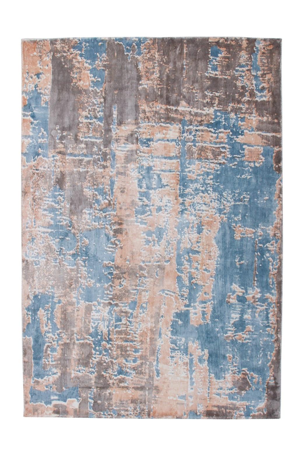 Vintage-teppich Ocean 300 Multi / Blau 170x240 - Blau/Multicolor, Basics, Textil (170/240cm) - Kayoom