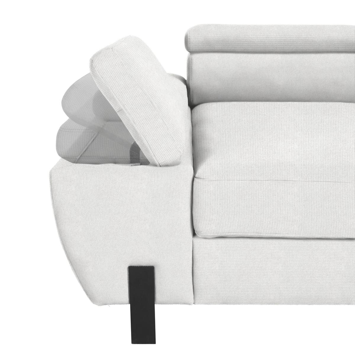 Kutna Garnitura Molina Mini - crna/ecru, Moderno, tekstil/metal (189/277cm) - Mömax