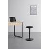 KONTORSPALL SPIN -EXKLUSIV- - svart, Design, metall/textil (37/55,5-73,5/39cm) - Mömax