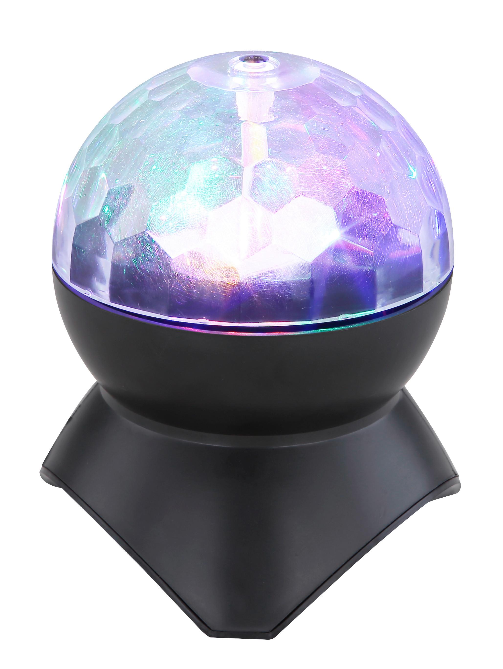 Discoleuchte Veli in Schwarz max. 3 Watt - Klar/Schwarz, Basics, Kunststoff (11/12,5cm) - Globo