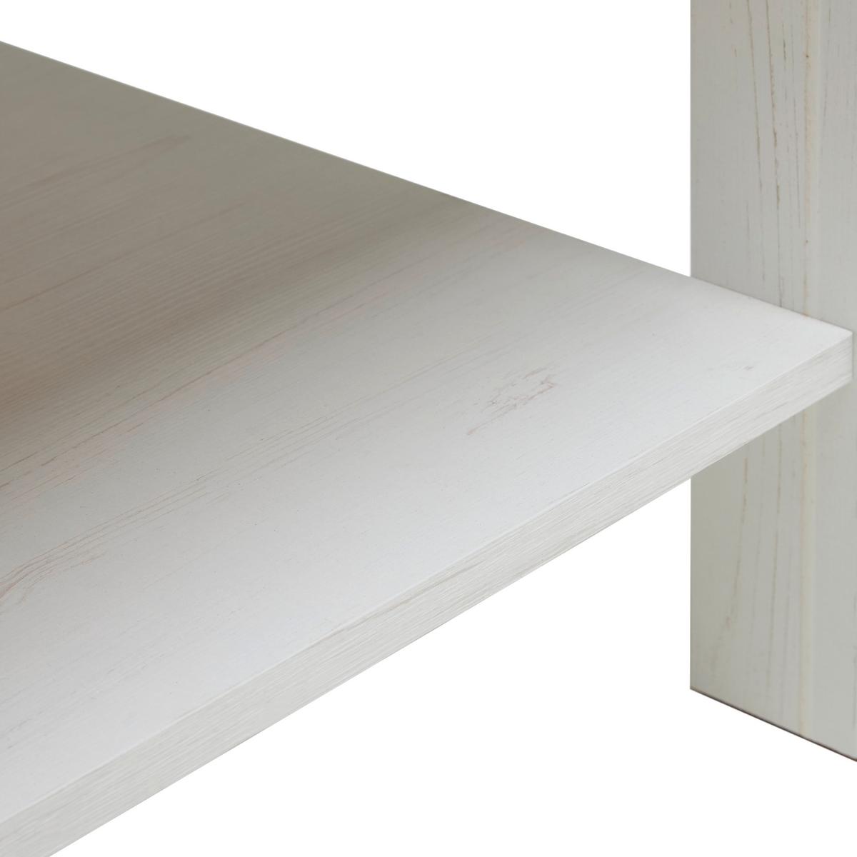 Couchtisch Korsika Eichefarben/Weiß - Eichefarben/Weiß, ROMANTIK / LANDHAUS, Holzwerkstoff (110/45/60cm) - Mömax