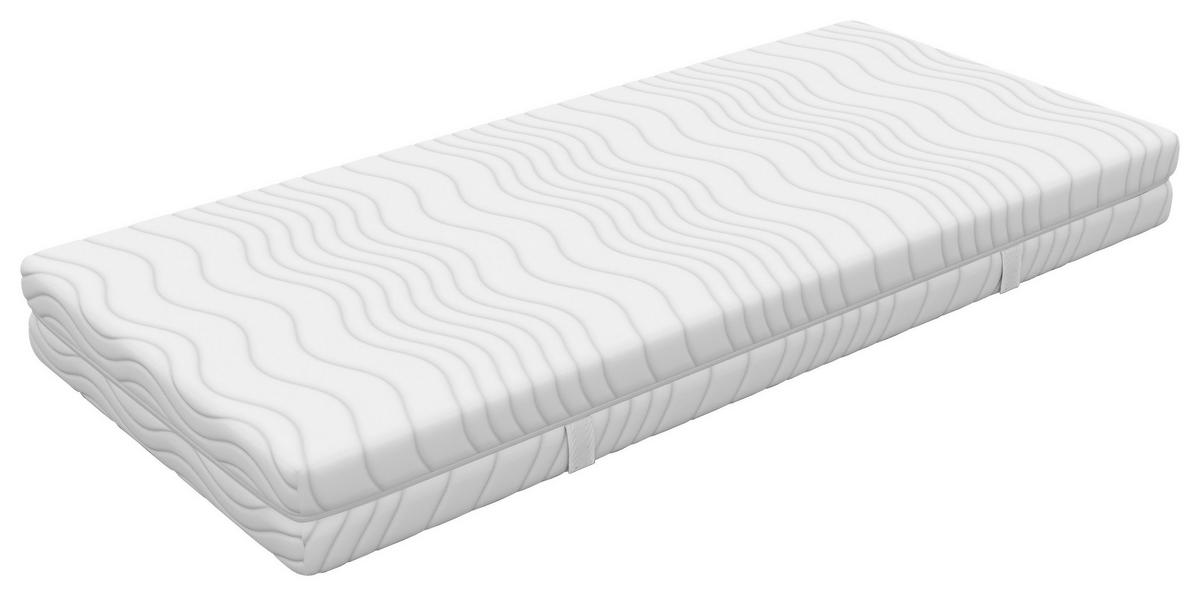 Kaltschaummatratze Nizza Comfort H3 ca. 90x200cm - Weiß, Textil (90/200cm) - Nadana