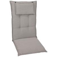PODUSZKA NA FOTEL 23949 - szary, Basics, tkanina (50/120cm)