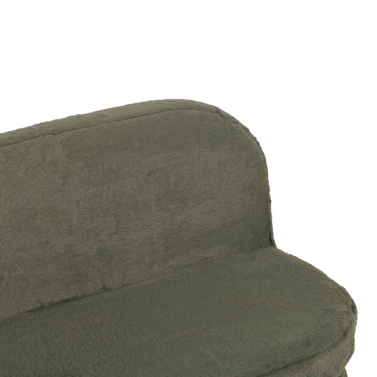 Kindersitzbank Corto Grün - Grün, MODERN, Holz/Textil (80/48/45cm) - Mömax