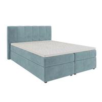 Boxbett Dana -Based- - Türkis/Schwarz, Kunststoff/Textil (140/200cm) - Based