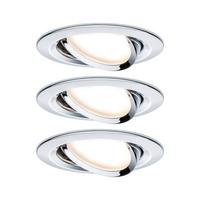 Deckenleuchte Nova in Chromfarben max. 6,5 Watt - Chromfarben, Design, Metall (8,4cm) - Paulmann
