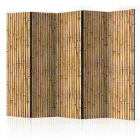 Paravan Amazonian Wall I, 5-Delni, Dvostranski - bež/rjava, Basics, tekstil/les (225/172/3cm) - artgeist
