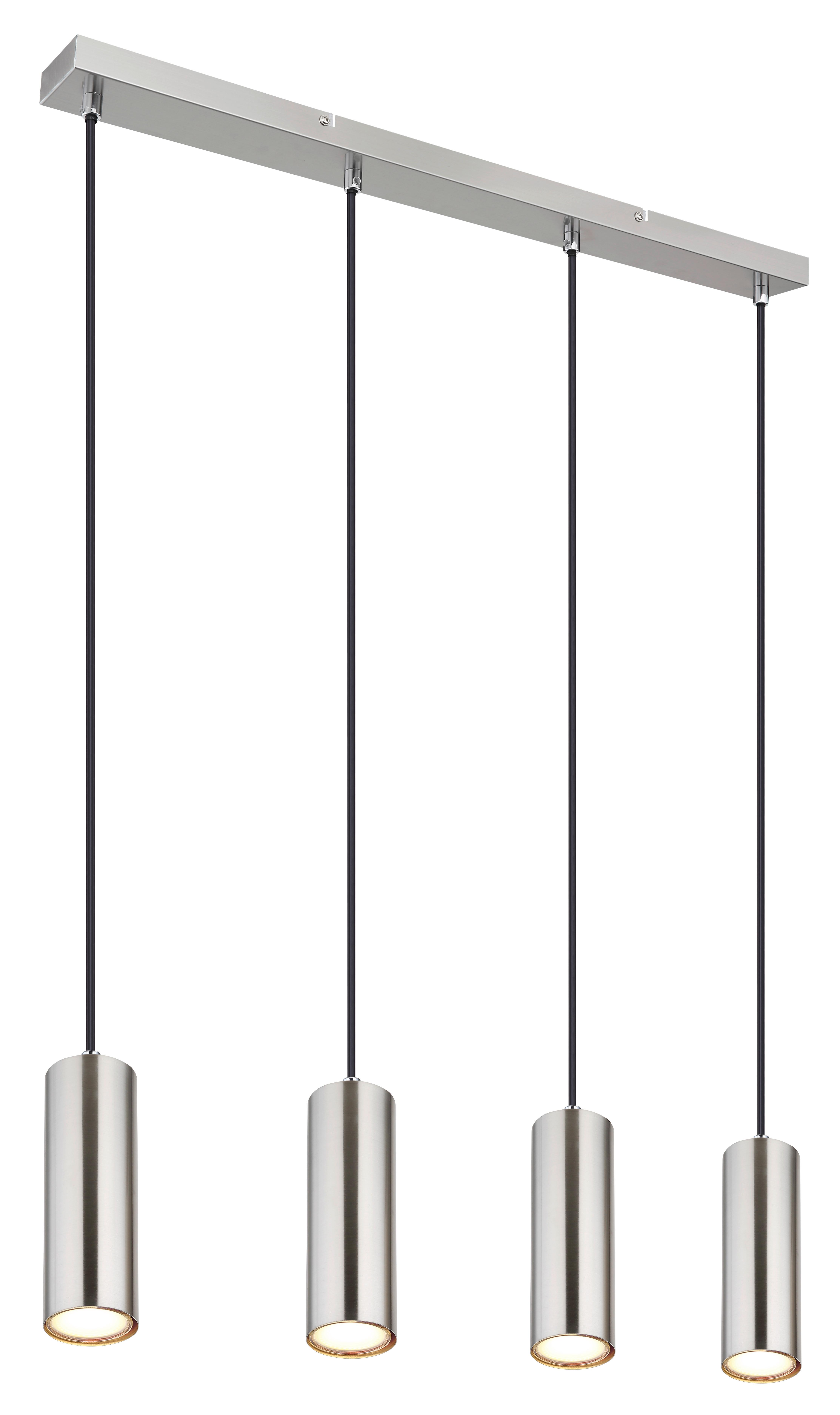 Hängeleuchte Robby max. 35 Watt - Chromfarben, Design, Metall (65/6/120cm) - Globo