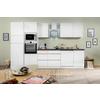 Kuhinjski Blok Z Aparati Lorena, Bela, Siva - bela/barve grafita, Basics, leseni material (345cm) - Respekta