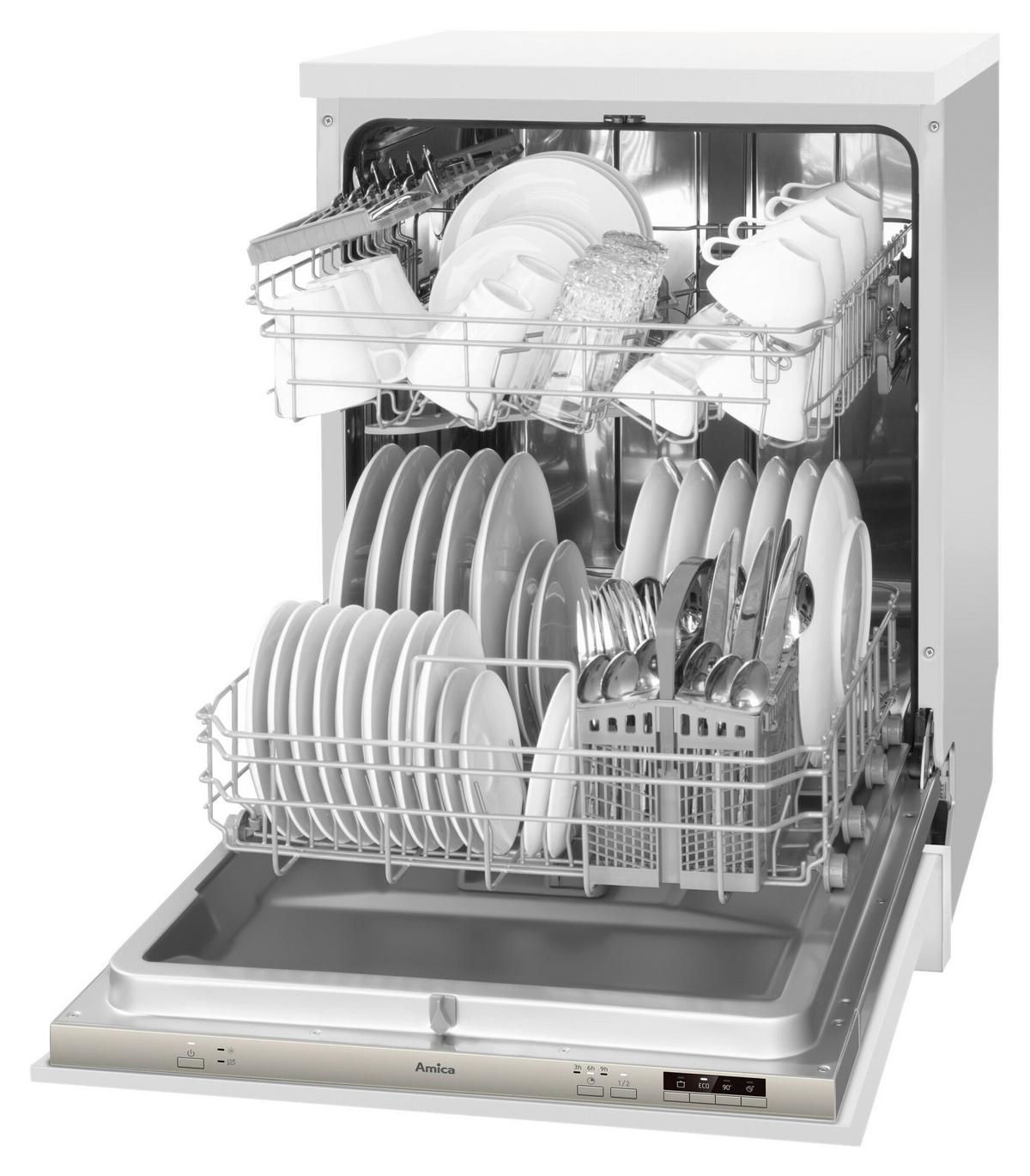 Geschirrspüler EGSPV593911 - Silberfarben, MODERN, Metall (59,8/81,5/55cm) - Amica