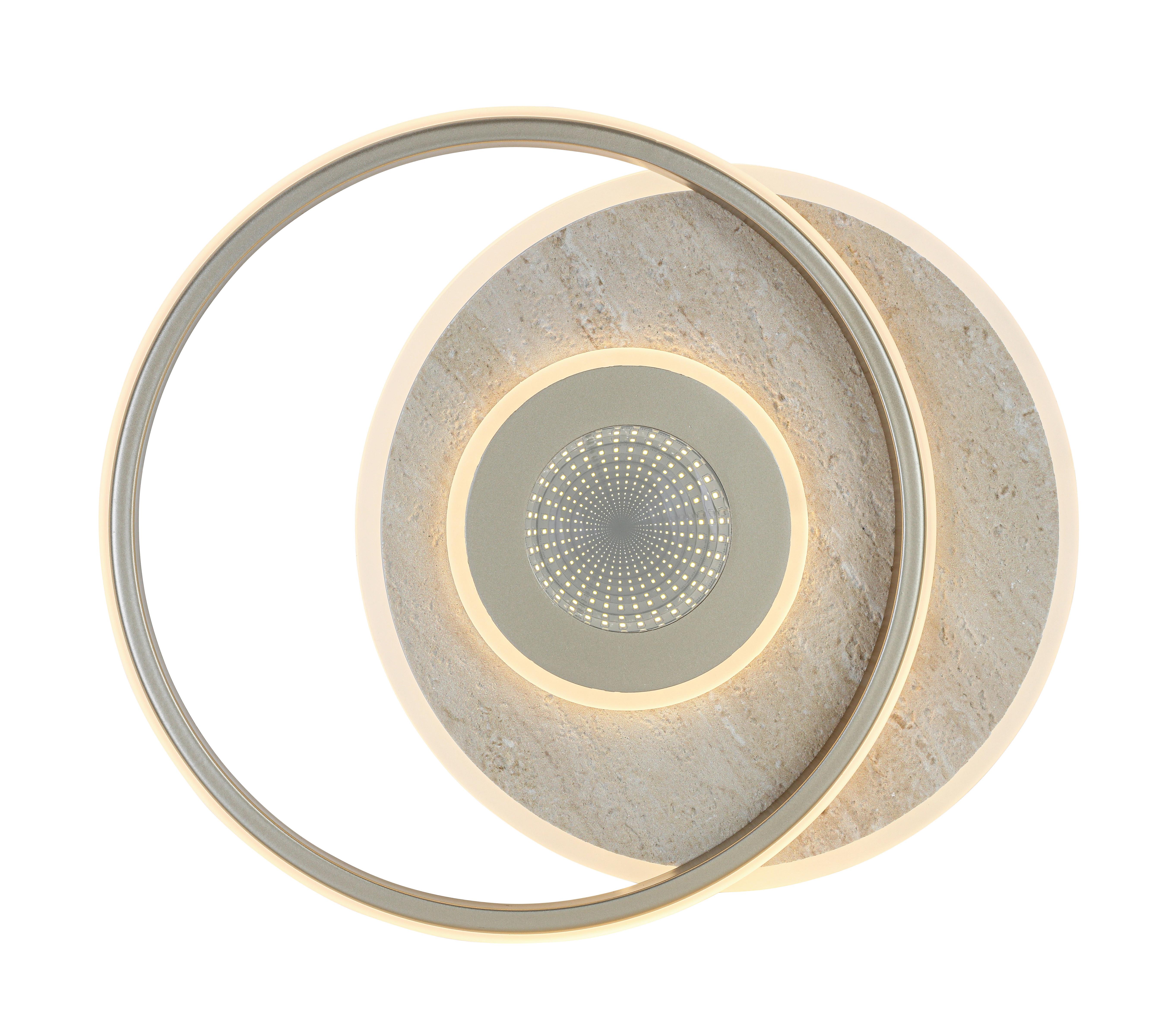 LED-TAKLAMPA PUL - champagne, Modern, metall/plast (42/35/6cm) - Mömax