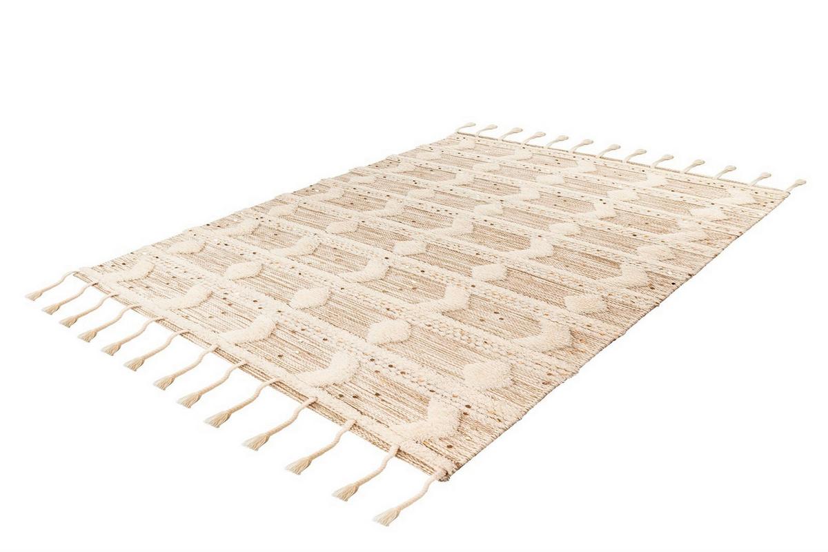 TEPPICH Bohist 425 Creme / Khaki - Multicolor, Konventionell, Textil (200/290cm) - Kayoom