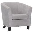 FOTELJA ENYA - siva/crna, Modern, drvo/tekstil (77/70/68cm) - Modern Living FOTELJA ENYA - siva/crna, Modern, drvo/tekstil (77/70/68cm) - Modern Living