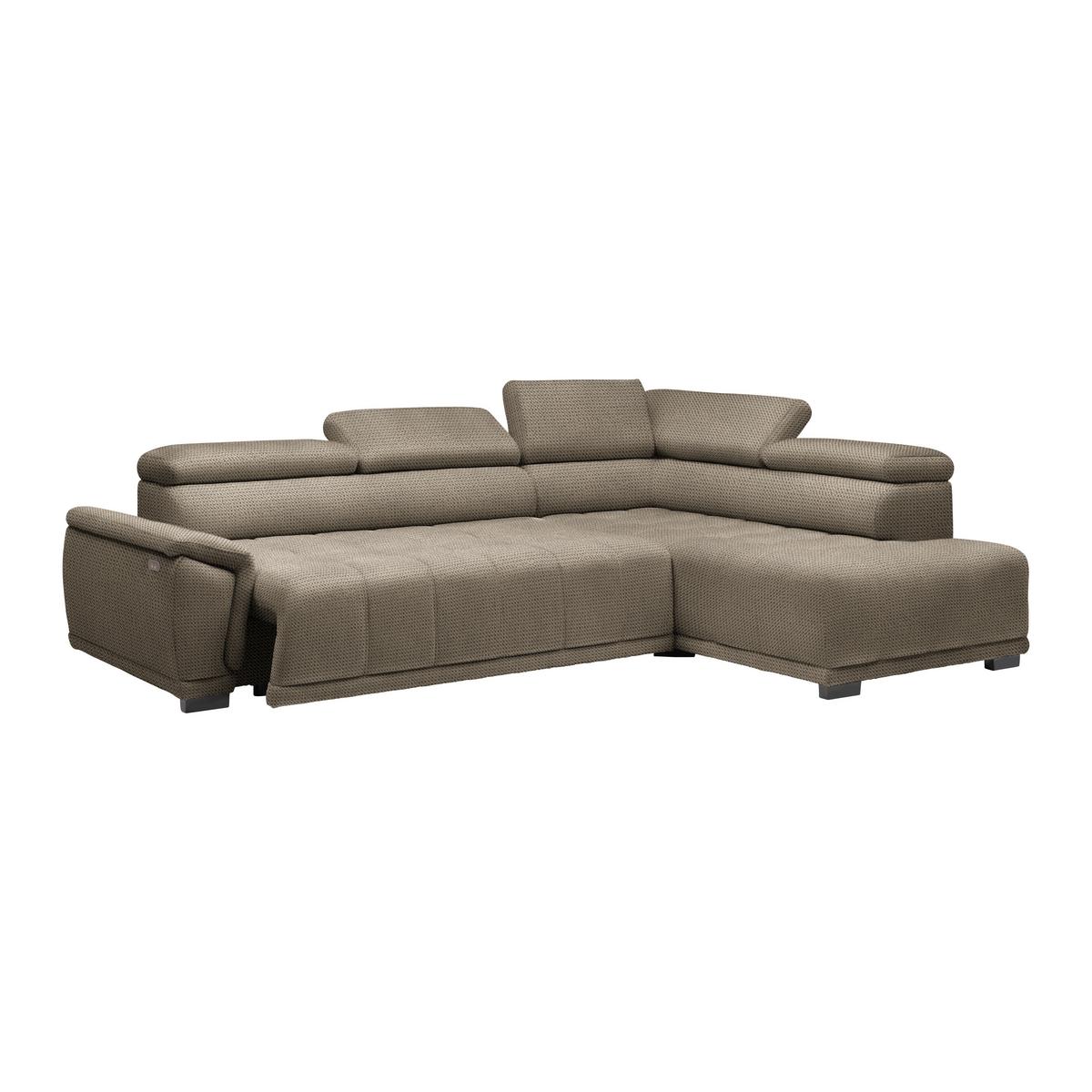 Kutna Garnitura Gremio - bež/crna, Moderno, tekstil/plastika (283/206cm) - Modern Living