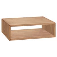 STOLIK NOCNY AKAI - buk twardzielowy, Natur, drewno (50/16/41cm) - Hasena