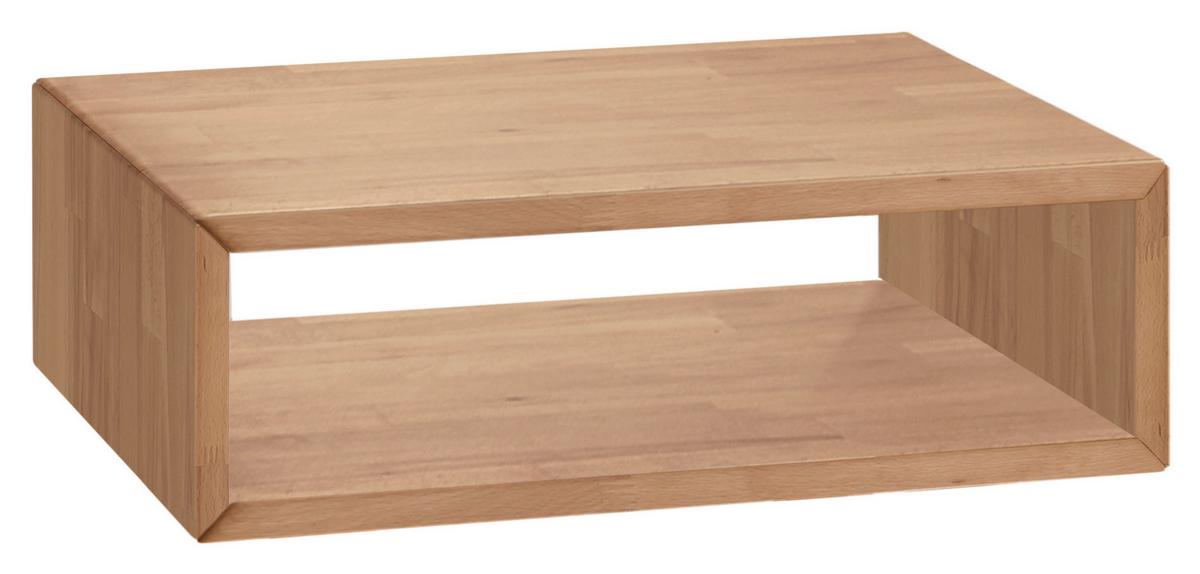 STOLIK NOCNY AKAI - buk twardzielowy, Natur, drewno (50/16/41cm) - Hasena