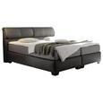 Boxspringbett in Dunkelgrau/ Grau ca. 180x200 cm - Dunkelgrau/Schwarz, KONVENTIONELL, Holz/Holzwerkstoff (180/200cm) - Livetastic Boxspringbett in Dunkelgrau/ Grau ca. 180x200 cm - Dunkelgrau/Schwarz, KONVENTIONELL, Holz/Holzwerkstoff (180/200cm) - Livetastic