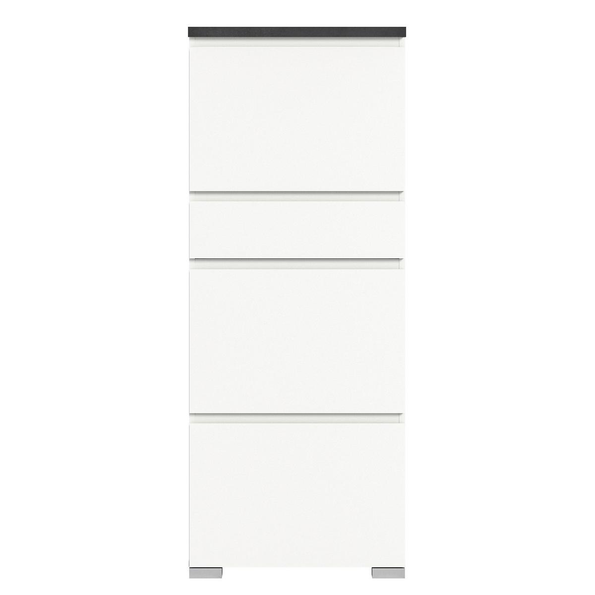 Ormarić Za Cipele Shoelove - bijela/siva, Moderno (60/152/27cm) - Modern Living