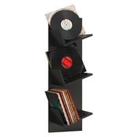 Regal Sulda, Črna - črna, Konvencionalno, leseni material (33/106,5/25,6cm) - MID.YOU