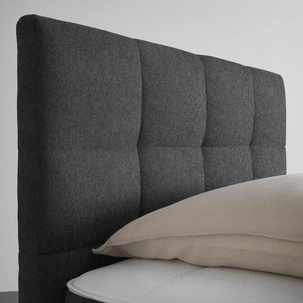 Box Krevet Oviedo - antracit, Konvencionalno, tekstil/metal (140/200cm) - Based