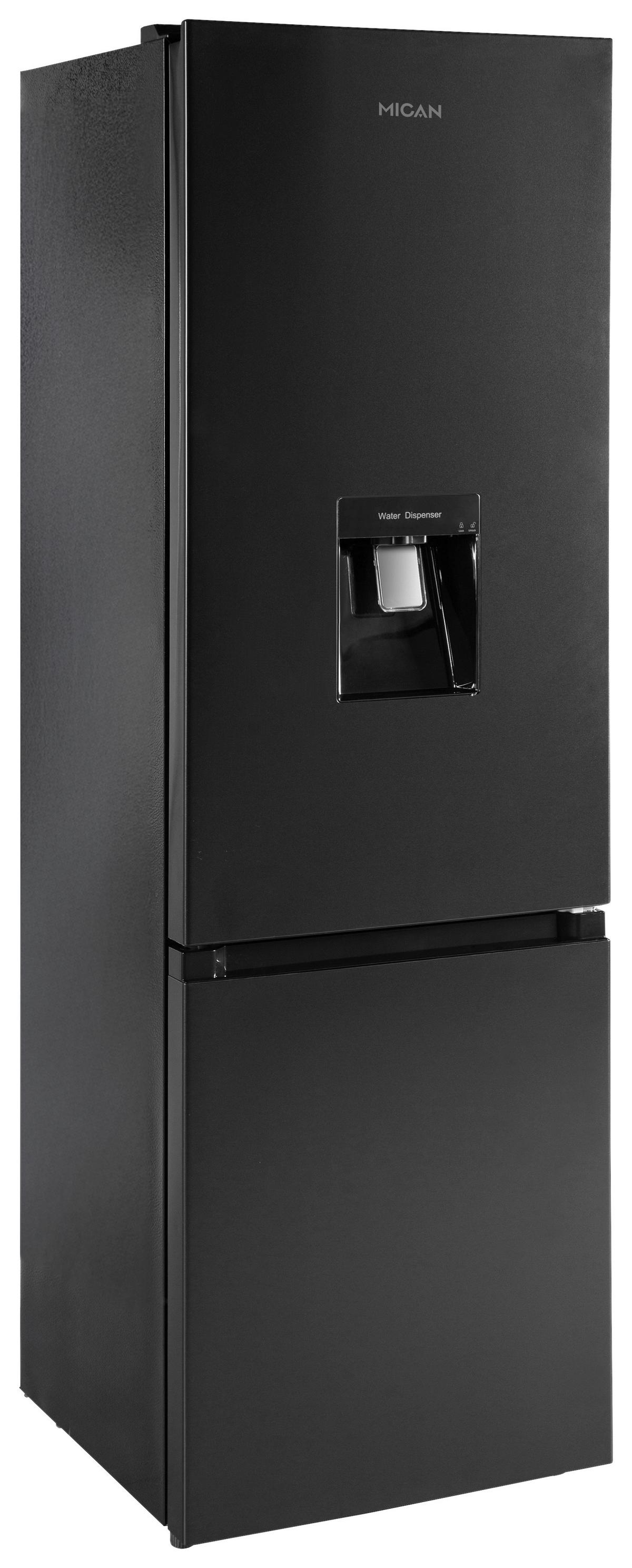 Kühl-Gefrier-Kombination SKHABMFDIWSE Schwarz - Schwarz, Basics, Glas/Metall (54,5/178/54cm) - Mican