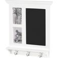 Kreidetafel Avignon in Schwarz/Weiß - Schwarz/Weiß, ROMANTIK / LANDHAUS, Holzwerkstoff/Kunststoff (42/45/7cm) - Mömax modern living