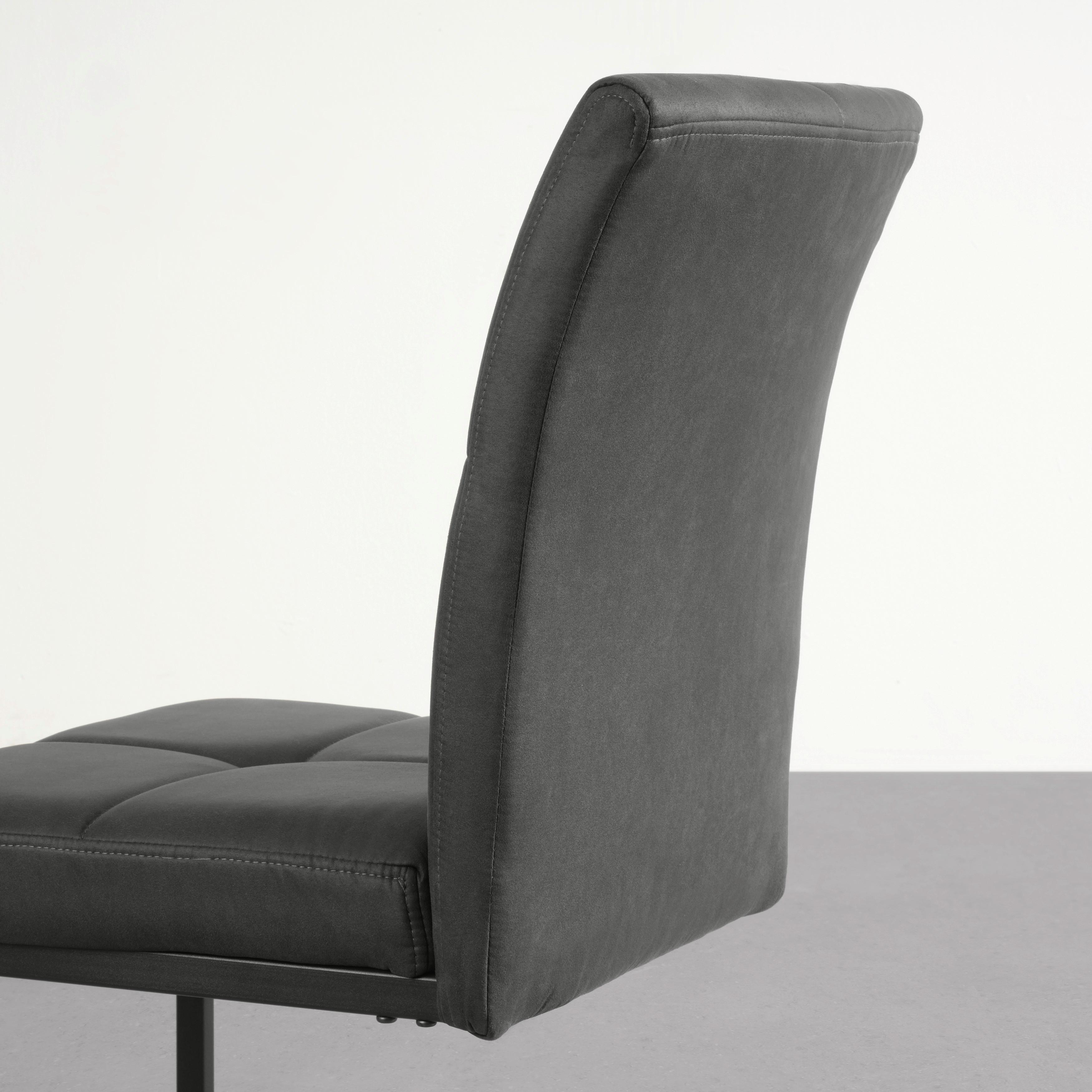 SVIKTSTOL COOPER - grå/svart, Modern, metall/textil (45/93/60cm) - Mömax