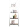 HYLLA JORIS -EXKLUSIV- - svart/naturfärgad, Modern, metall/trämaterial (60/170/42cm) - Mömax