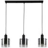 HÄNGLAMPA CHRISTIANO - svart, Modern, metall/glas (80/15/120cm) - Premium Living