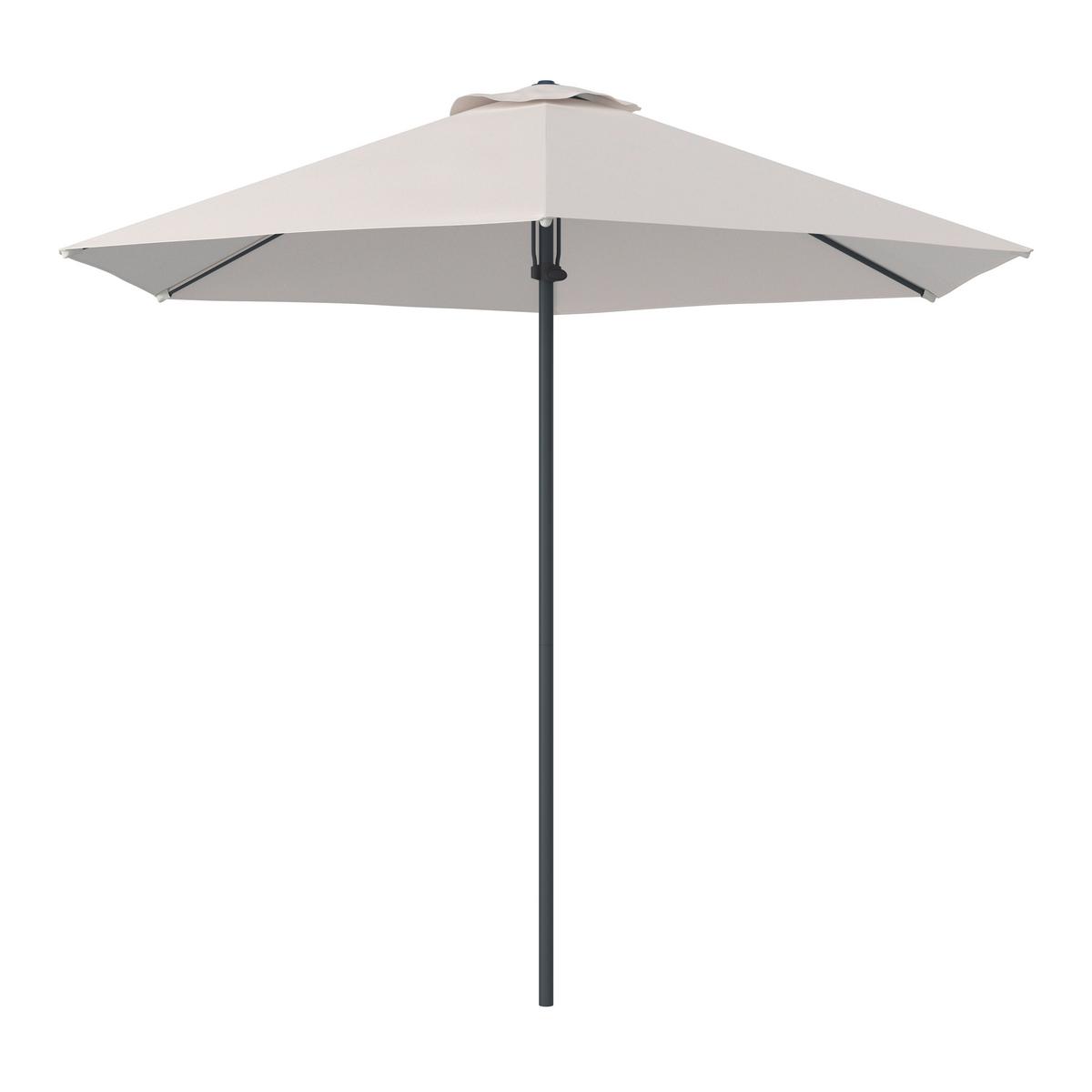 Umbrelă de soare Martina - bej/antracit, Basics, plastic/metal (270/230cm) - Mömax