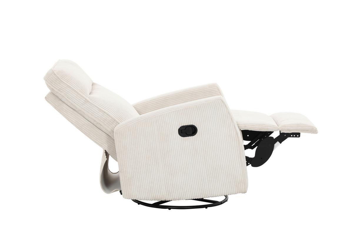 Relax Fotel Melinda - bézs, Modern, textil/fa (76/103/93cm) - Mömax