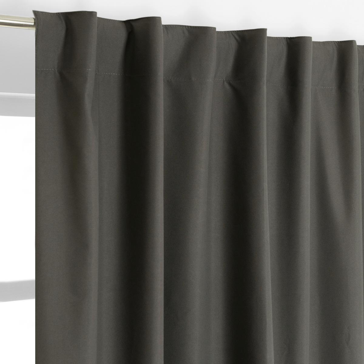 ZASŁONA GOTOWA 0133383 PROTECT OCC THERMIQUE - antracytowy, Basics, tkanina (135/280cm)