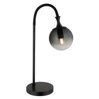 Stolna Svjetiljka Dalton - siva/crna, Design, staklo/metal (22,5/18/57,5cm) - Globo